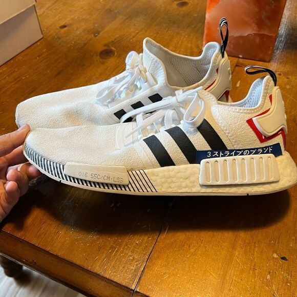 Adidas NMD R1 Japan White Colorblock Shoes Sneaker (EF0753) - Picture 5 of 11